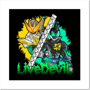 KAMEN RIDER LIVE D EVIL Posters and Art